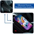 thumbnail image 5 of Unicorn Soft Comfortable Furry Printed Car Armrest Cover Armrest Accessory Car Armrest Pad 12.5x8.2 Inch, 5 of 6