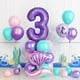 thumbnail image 1 of Set de globos con diseño de sirena con globo número 3, 26 unidades, 1 of 1