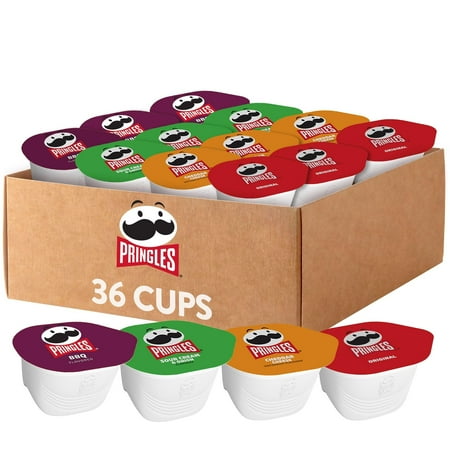 Pringles Potato CrispsUMRT Chips, Snack Stacks, Lunch Snacks, Office and Kids Snacks, Variety Pack (36 Cups)