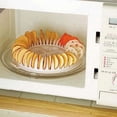thumbnail image 2 of Peggybuy DIY Apple Fruit Crisp Chip Maker Plastic Microwave Oven Snack Maker Kitchen Tool, 2 of 5