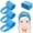 Blue, variant on 4 PCS Spa Terry Cloth Headband, Adjustable Stretch Makeup Hair Band for Sport, Yoga, Shower, Facial