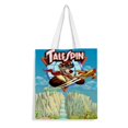 thumbnail image 1 of TaleSpin Bolso de tela con estampado de lienzo para mujer, bolsa de compras reutilizable y estética, con cremallera interior, regalo para mujer,40*45cm., 1 of 6
