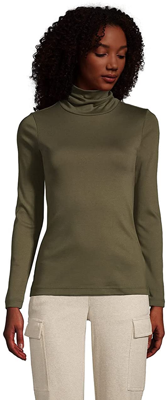 Women's Tall Supima Cotton Turtleneck 