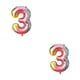 thumbnail image 2 of Naiovety Números Globo de cumpleaños Fácil de inflar Suministros para fiestas Decoraciones de boda Decoración de compromiso gradiente rampa3 rampa de gradiente3 2Conjunto, 2 of 6