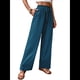 thumbnail image 3 of Pantalones Palazzo de para Mujer, Elegantes, de Verano, de Pierna , Holgados, Estilo Bohemio, de , para Playa, con Bolsillos. Azul Neblina XL, 3 of 10