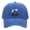 Washed Blue, variant on Washed Cotton Baseball Cap for Adults, Yin Yang Koi Fish Embroidered Vintage Dad Hat, Adjustable Casual Outdoor Fishing Hat