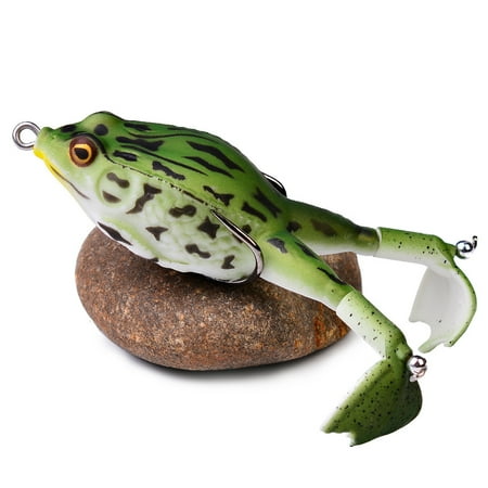 1PCS Double Propellers Frog Wobbler Soft Bait Jigging Fishing Lures 95mm24g Artificial Crank Bait Minnow Topwater Fishing Tackle