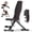 Type-4 with U-shaped handle, variant on Weight Bench, Foldable 8-in-1 Workout Bench for Full Body Exercise, 1000lb Max Load, Adjustable Fitness Bench for Home Gym Strength Training