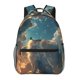 thumbnail image 1 of Easygdp Starry Sky Cloud Wolf Mochila Ergonómica Versátil para Laptop - Múltiples Bolsillos, Correas Ajustables, Unisex para Escuela, Viajes y Actividades al Aire Libre-One Size, 1 of 5