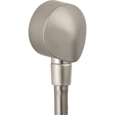 EAN 4011097901077 product image for Hansgrohe FixFit Wall Outlet with Check Valves in Brushed Nickel | upcitemdb.com