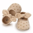 thumbnail image 6 of Uccdo Baby Girls Princess Bowknot Dress Shoes Infant Non-Slip Mary Jane Flats Shoes 0-18M, 6 of 6