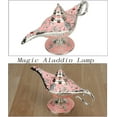 thumbnail image 4 of Legend Aladdin Lamp Magic Genie Wishing Light, Classic Arabian Nights Costume Props Lamp Table Decor for Home Wedding Party Halloween Birthday Beautiful Gift Toy for Women Girl (Pink & Silver), 4 of 7