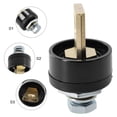 thumbnail image 4 of Single plate European rear plate fast connector socket DKJ10-25 35-50 welding, 4 of 10