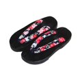 thumbnail image 2 of maskred Sabots Japonais Sandales Geta pour Hommes Femmes à la Mode et Polyvalentes Noir Rond Taille 40 1Set, 2 of 6