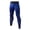 Blue, variant on Men's Compression Pants Running Tights Gym Yoga Leggings for Athletic Workout Red XXXL