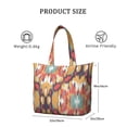 thumbnail image 4 of 22 Inch Oversized Travel Bag Lightweight Canvas Weekender Duffel with Multi Pockets, Colorful Pop Pattern, 4 of 5