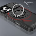 thumbnail image 3 of for iPhone 13 Pro Max Magnetic Case with 360° Rotating & 180° Flip Ring Stand & Sliding Camera Cover, Slim Hybrid Shockproof Protective Anti-Scratch Lightweight Back Cover, Black, 3 of 6