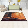 thumbnail image 3 of Fox Resting in The Forest Soft Polyester Area Rug 31''x20'', Non Slip, Memory Foam, Water Absorbent, 3 of 7