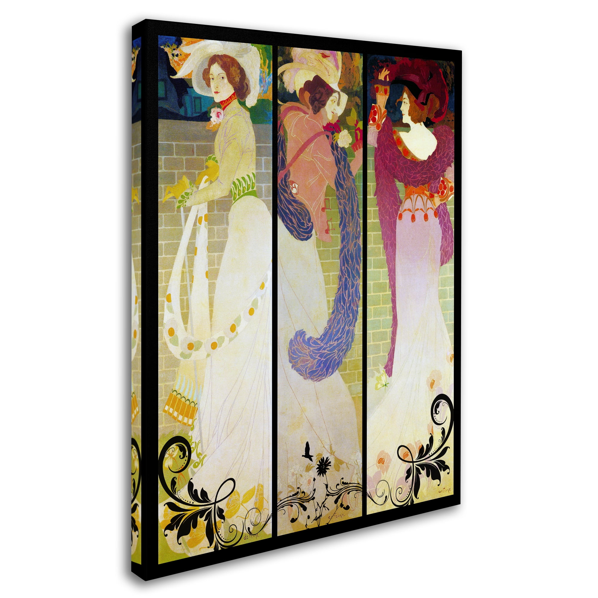 Trademark Fine Art 'Georges de Feure II' Canvas Art by Vintage Lavoie