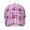 Pink and Purple Checkered Pattern, variant on Yellow and Black Checkered Pattern Baseball Cap, Sports Sun Cap with Snap Closure & Sweatband, Breathable Eyelets Gifts for Birthday Christmas Thanksgiving