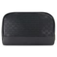 thumbnail image 4 of Daisy Fuentes Large Dome Flat Makeup Pouch Toiletry Bag for Women, 4 of 6