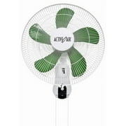 16" Active Air Wall Mount Oscillating Fan Easy To Mount Unit 3 Speed S, Each