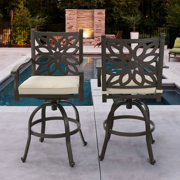 Patio Garden Backyard, Extra Wide Outdoor Dining Chairs