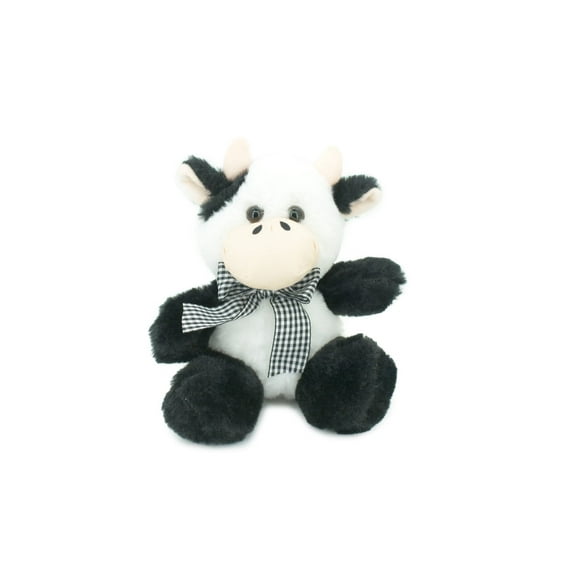 Cow, Dairy Cow, Sitting, High Quality, Realistic Stuffed Animal, Plush Toy, Lifelike Model, Soft, Kids, Educational, Gift, 8" CA08 BB319