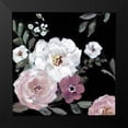 thumbnail image 2 of Swatland, Sally 12x12 Black Modern Framed Museum Art Print Titled - Rose Garden Romance I, 2 of 5
