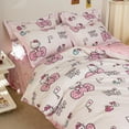 Sanrio Hello Kitty Bedding Set 100cotton Duvet Cover Bed Sheet