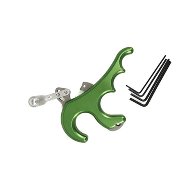 Toystoory Equipo de tiro con C2 Liberación de compuesto Mango de mecanizado CNC Regalos de alta sensibilidad para Archer tiro y tiro con Verde