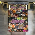 thumbnail image 2 of Scooby Doo Comforter Set 3 Pieces Quilt Cover Set Soft Bedding Sets for All Seasons (1 Comforter 102"x90", 2 Pillowcases), 2 of 8