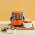 thumbnail image 3 of TIMIFIS Lunch Jar Stainless Steel Vacuum Lunch Box Insulated Pot Can Be Filled with Water Insulated Barrel Portable Lunch Box Meal Prep Containers Kitchen Gadgets, 3 of 3