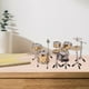 thumbnail image 5 of Juego de minitambores de 8 piezas, accesorios para , accesorios de fotografía, modelo de instrumento de tambor en mini para decoración del dormitorio Oro Hugo Tambor en miniatura, 5 of 7