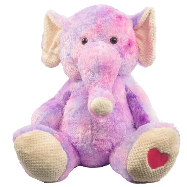 Sitting Tie Dye Elephant 30" Plush Stuffed Animal