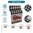 thumbnail image 6 of Valentine's Day Table Runner - 120 Inch Long Red Loves Truck Romantic Buffalo Plaid Beige Cotton and Linen Blended Dress Scarves Farmhouse Table Runner for Kitchen Dining, Coffee Table, 13" x 120", 6 of 8