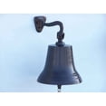 thumbnail image 4 of Hampton Nautical 3xglass-101 Bronze Hanging Ship's 15" Bell-Nautical Decoration, 15 inch, 4 of 6
