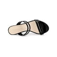thumbnail image 4 of BLISSFUL STEP Women's Strappy Block Heel Slides Mules Sandals Black 8.5, 4 of 8