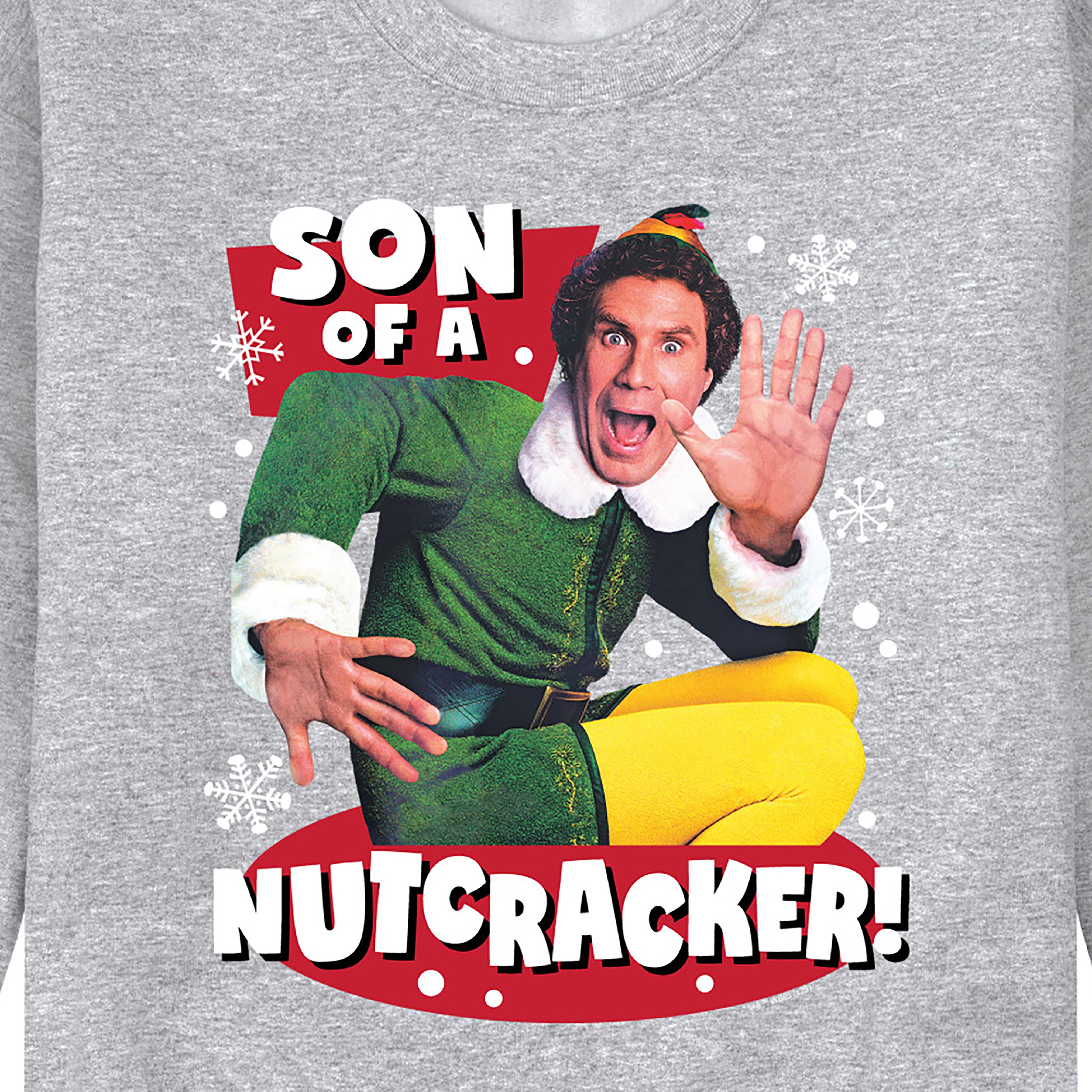 ELF - Christmas Son Of A Nutcracker - Men's Crew Neck Fleece Pullover
