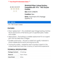 thumbnail image 2 of Windshield Wiper Linkage Bushing - Compatible with 1976 - 1983 Chrysler Cordoba 1977 1978 1979 1980 1981 1982, 2 of 2