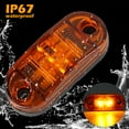 thumbnail image 4 of 4Pcs LED Clearance Light Side Marker Lamp IP67 Waterproof Rear Side Indicator Marker Light Super Bright Premium Trailer Light Rear Tail Light Stop Turn Light for Truck Car Trailer, 4 of 11