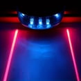 thumbnail image 1 of SUTENGDA Bicycle LED Tail Light with 5 LED Lights and 2 Laser Beams - ABS Material  Seatpost Installation  Battery Powered Does Not Include AAA Batteries  Suitable for 36V or Below, 1 of 7
