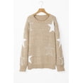 thumbnail image 4 of a.Jesdani Plus Size Knit Sweater: Flattering Star Print, Fit for All, 4 of 8