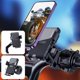 thumbnail image 1 of Soporte universal para teléfono para motocicleta - Rotación de 360° y bloqueo automático para teléfonos de 4,7-6,7", soporte absorbente de amortiguadores para manillar de motos y vehículos, 1 of 9