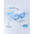 thumbnail image 2 of Goggles De Natación Ajustable Con Tapones Auditivo Integrado Azul Claro, 2 of 5