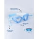 thumbnail image 2 of Goggles De Natación Ajustable Con Tapones Auditivo Integrado Azul Claro, 2 of 5