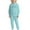 Mint Green, variant on KAUOD Girls Fleece Sweatpants Set Cute Cotton Hoodies Joggers Pants Warm Outfits Kids Casual Hooded Sweatshirts with Pockets