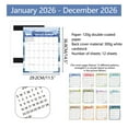 thumbnail image 4 of PLPPYFS 2026 Magnetic Calendar - 2026 Calendar, Magnetic Calendars for Fridge from Jan.2026 - Dec.2026, 8''x10'', 12 Monthly Fridge Calendars for Refrigerator, Easy Planning & Organization, 4 of 10