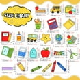 thumbnail image 3 of Momihoom Back to School Cut-Outs for School Classroom Decoration, First Day of School Cutouts for Bulletin Kindergarten Party Supplies Decoration Accessories, 3 of 7