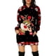 thumbnail image 4 of Vestido de noche de punto con estampado de árbol de Navidad para mujer, vestido de fiesta con capucha, moda de otoño, holgado, Sexy, Mini Festival, ropa femenina, 4 of 5